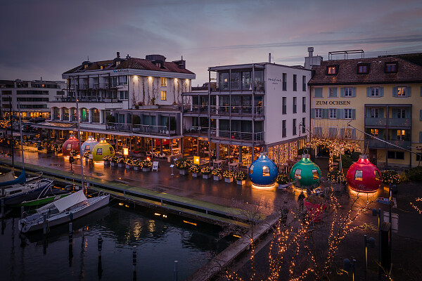 Weihnachtlicher Lachner Hafen